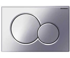 Geberit taustiņš Sigma01, 246x164 mm, hroms/matēts hroms