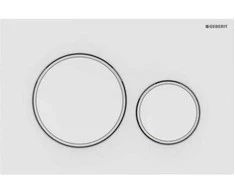 Geberit taustiņš Sigma20 New, 246x164 mm, balts/matēts balts
