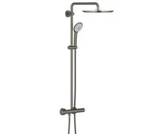 Grohe dušo sistema su termostatu Euphoria XXL 310, rankinis dušas Euphoria 110 Masažas, kietas grafitas