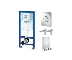 Grohe Komplektas-WC rėmas+Cosmo Nova+sieniniai tvirtinimai+klozeto tarpiklis (4in1)