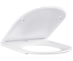 Grohe poda sēdriņķis ar vāku BauCeramic Slim, QR/SC, balts