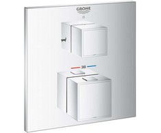Grohtherm Cube potinkinis termostatinis dušo maišytuvas, chromas