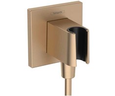Hansgrohe dušas izvads ar dušas galvas turētāju Fixfit E, brushed bronze