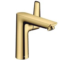 Hansgrohe praustuvo maišytuvas Talis E 150, su iššokančia, poliruoto aukso optika
