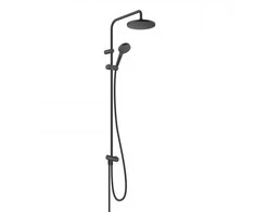 Hansgrohe Vernis Blend 200 termostatinė dušo sistema. matinė juoda