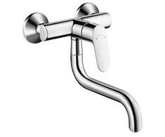 Hansgrohe virtuves izlietnes maisītājs Focus M41 1jet, no sienas, hroms