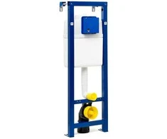 iebūvējamais rāmis podam Triomont XS, 380x140 mm, h=1180 (4,5/3l vai 4,5l)