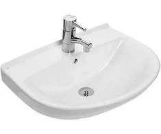 Geberit izlietne Cera, 570x440 mm, uz kronšteiniem 96377, balta