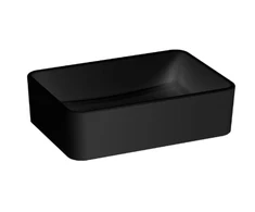 izlietne Cubito Pure, 500x350 mm, h=150 mm, uz virsmas, matēta melna