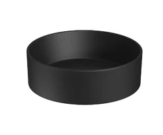 izlietne Cubito Pure, d=400 mm, h=150 mm, uz virsmas, matēta melna