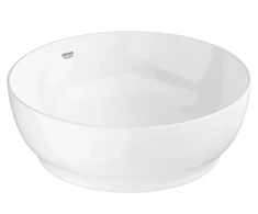washbasin Essence, d=400 mm, countertop, baltas