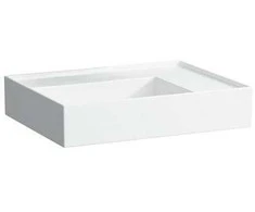 izlietne Kartell, 600x460 mm, bļoda kreisā pusē, bez maisītāja cauruma un bez pārplūdes, melna Saphi