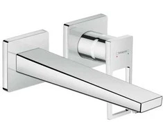 izlietnes maisītāja Metropol Loop virsapmetuma daļa, 2 MC, iztece 225 mm, hroms