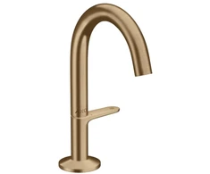 izlietnes maisītājs Axor One Select 140, ar push-open, brushed bronze