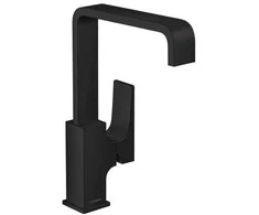 Hansgrohe izlietnes maisītājs Metropol 230, ar push-open, matēts juodas