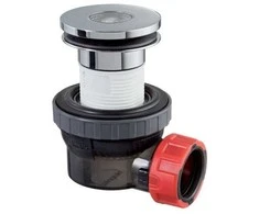 izlietnes/mēbeļu sifons Nano 6.7 ar izplūdi Quick Clac, 1¼ x 32 mm, bez noteces, ar pretsmakas vārst