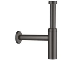 izlietnes sifons Flowstar S, 1¼ x 32 mm, brushed juodas chrome
