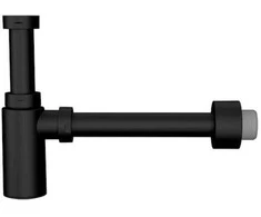 izlietnes sifons Mio, 1¼ x 32 mm, matēts juodas