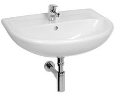Jika izlietne Lyra Plus, 600x490 mm, balta