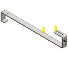 Rankšluostis jumta enkurs DK470R 4 + 4 ( gludais dakstiņu jumts )