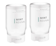 Kinuami Foaming body soap Mint - refreshing, 2x250 ml