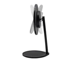 kosmētiskais spogulis ar apgaismojumu Solo, d=210 mm, 3x palielina, juodas