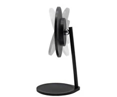 kosmētiskais spogulis ar apgaismojumu Solo, d=210 mm, 3x palielina, juodas