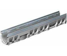 Latakas FILCOTEN Pro V NW 100 Nr. 1-10, L-1,0m, cinkuoto pl.briauna, be vidinio nuolydžio, klasė D40