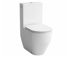 Laufen Pro pastatomas unitazas. 360x650 mm. su SC sėdyne ir dangčiu. Slim (898966). baltas