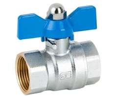 Lodveida ventilis ½’ ii, īsais rokturis,PN25
