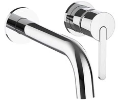 Lua-E concealed basin mixer (brass body + design cover part)