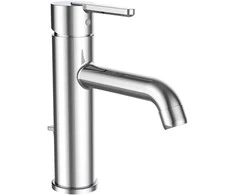 Lua-E washbasin mixer Eco+ with pop-up chrome