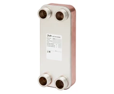 mikroplākšņu siltummainis, XB12L-1, plākšņu skaits: 60, CU+