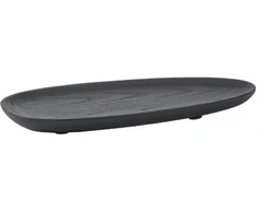 paplāte Cole oval, 300x135 mm, melna