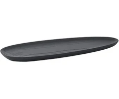 paplāte Cole oval, 420x162 mm, melna