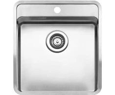 Lavabo Aps Tapwell Plautuvė Ohio 40x40, plieninė, su skyle maišytuvui, įleidžiama