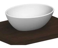 Eico Praustuvas Ovo, 410x335 mm pastatomas, baltas
