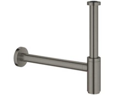 Praustuvo sifonas 1 1/4 brushed hard graphite