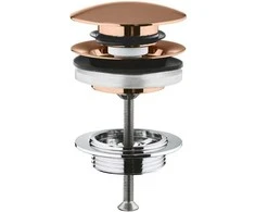 Grohe Praustuvo ventilis su push-open. brushed warm sunset