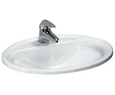 Laufen Pro B įmontuojamas praustuvas 56x44 cm, baltas