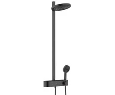 Pulsify 260 2 jet du6o sistema su termostatu ShowerTablet Select 400, matinė juoda