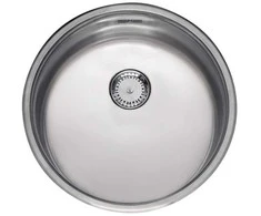 R18 390 Comfort (R) virtuvinė plautuvė, vienas dubuo, d=440 mm, nerūd.plienas