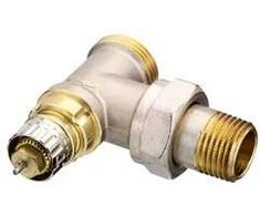 RA-N 15 radiatora vārsts ar ārējo vītni, leņķis, DN15, 1/2"