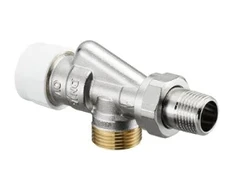 radiatora termoventilis AV9, DN15, 3/4" x 1/2", PN 10, Axial