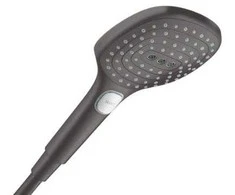 Hansgrohe Raindance Select E 120 3f-jų rankinis dušelis. brushed juodas chrome