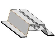 profils T40 L = 400 glued ( trapecveida jumts )