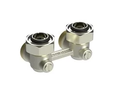 Danfoss RLV-KB radiatora apakšas pieslēgs, taisns, Kv vērtība - 1.4 m³/h, G 3/4", G 3/4