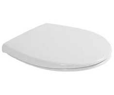 Duravit Seat and cover baltas,hinges stainless steel, Sof