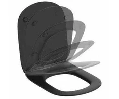 seat and coverTesi Thin, QR/SC, silk juodas