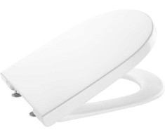 Tualeto sėdynė su dangčiu „The Gap Round Compact SC“, balta